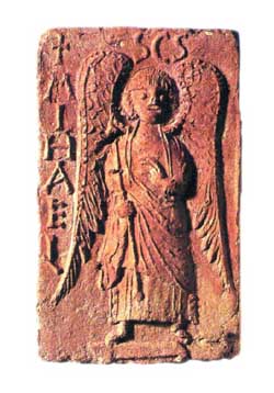 terracotta icons, Archangel Michael 