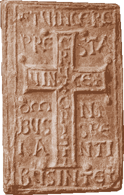 terracotta icons, Constantine Cross 